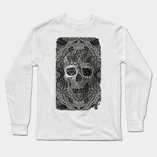 Lace Skull Long Sleeve T-Shirt